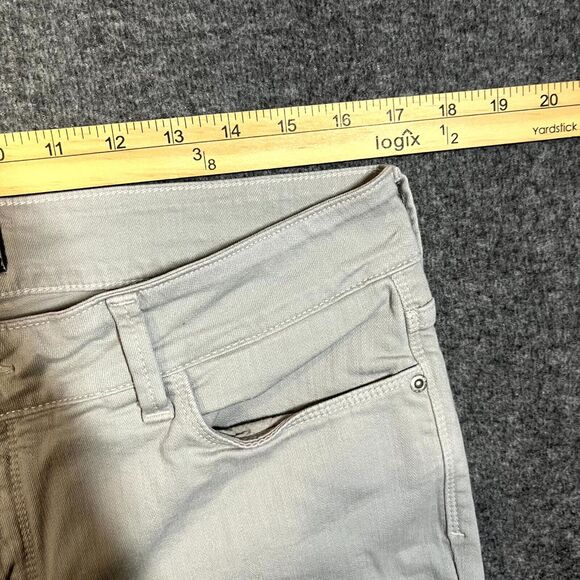 NYDJ Alina Convertible Ankle Jeans Gray Lift Tuck Size 12 Womens Mom Preppy - Picture 8 of 10